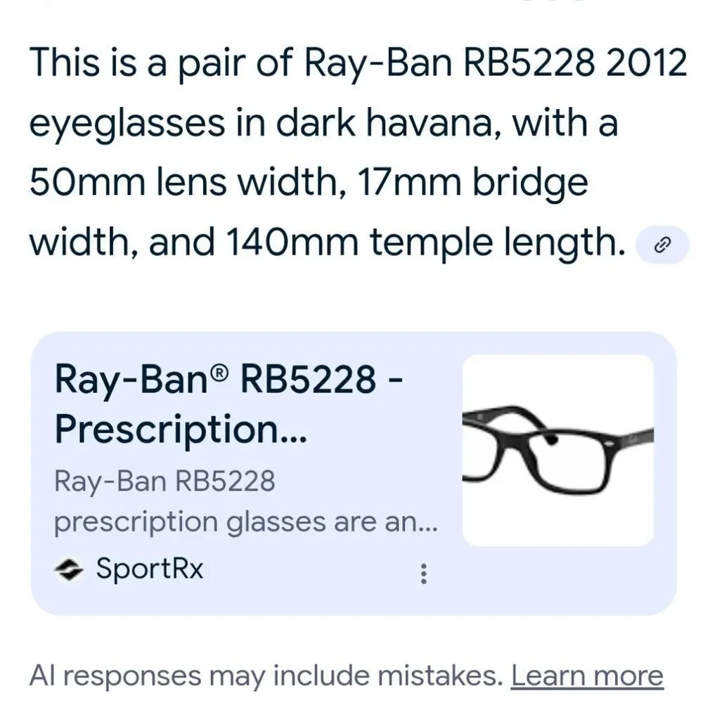 Ray-Ban RB5228 Prescription Glasses